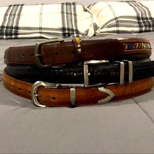 Multi-Color Boho Brown Leather Men’s Columbia Belt